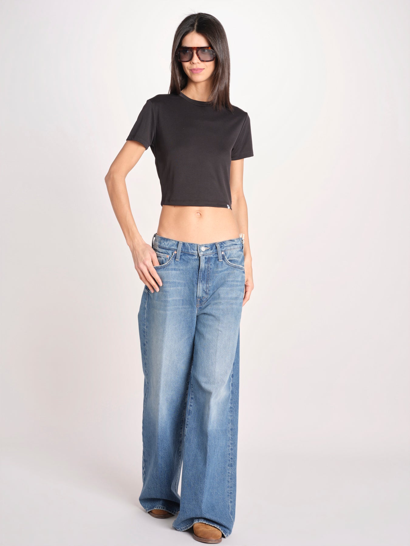 t-shirt costine PARGA 026TS614RM NERO woc 