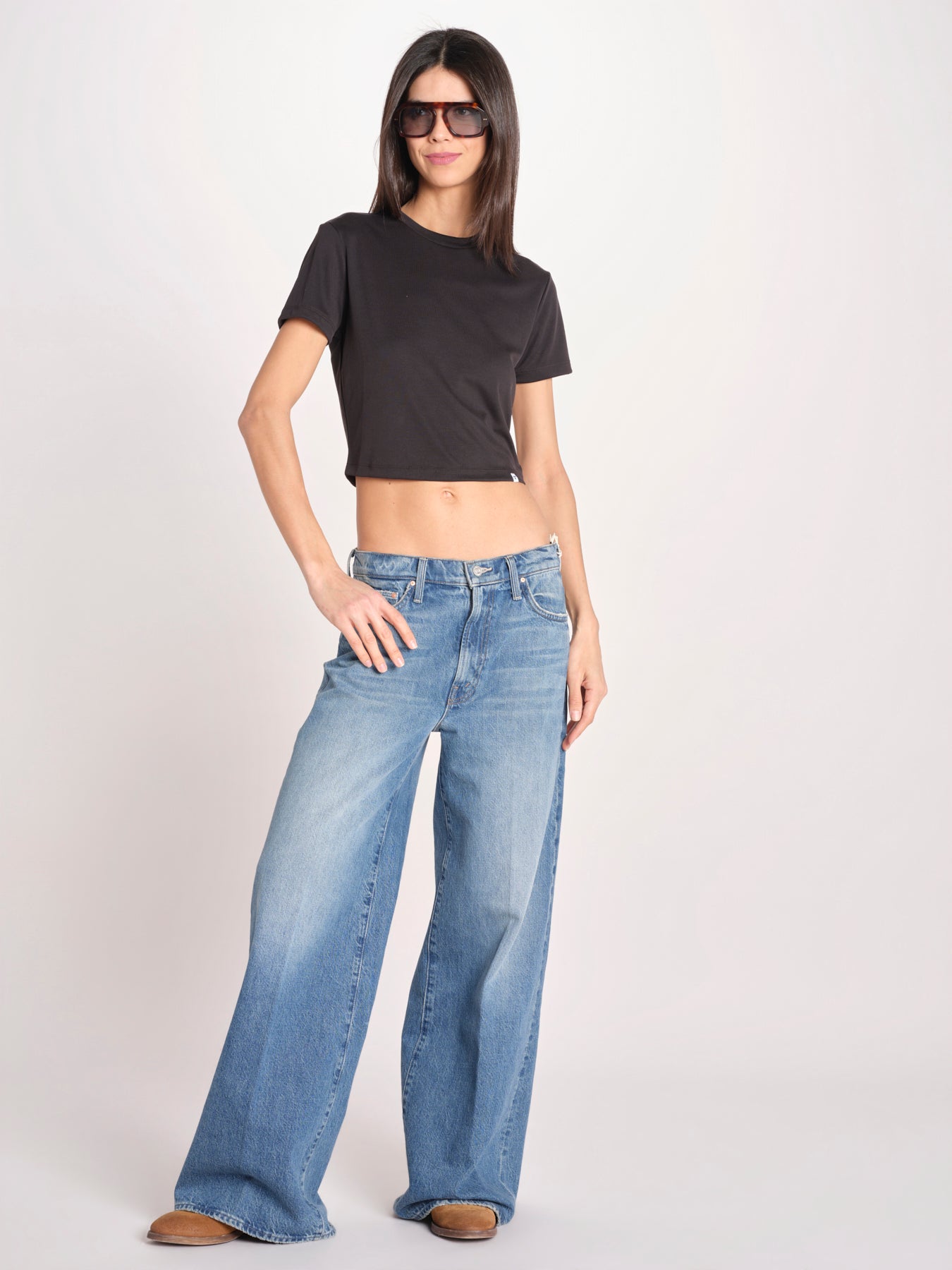 t-shirt costine PARGA 026TS614RM NERO woc 