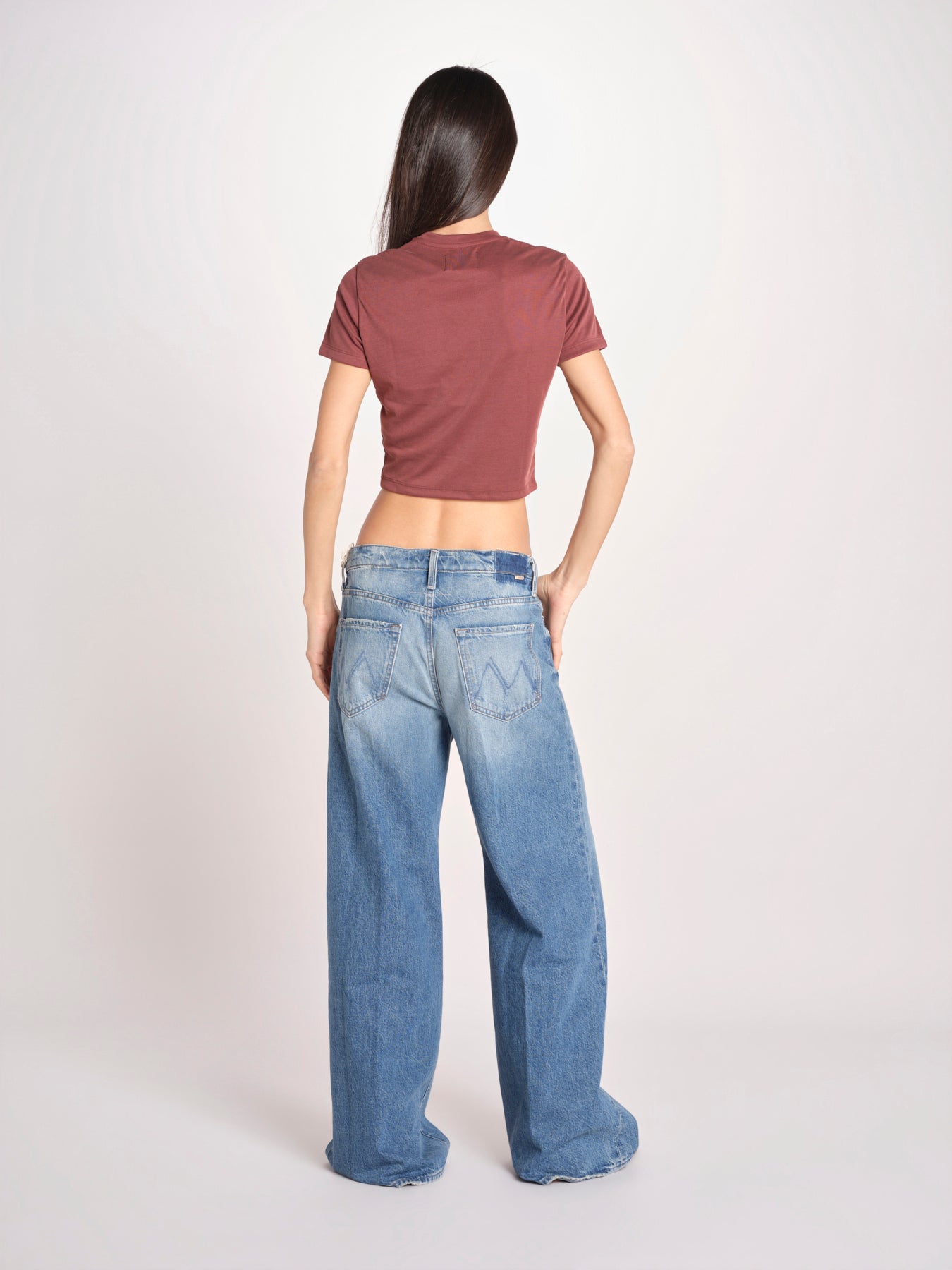 t-shirt a costine PARGA 026TS614RM VINO woc 