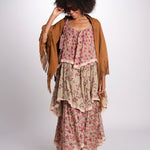 abito lungo a balze con fiori 3VSD IV3 IV3 yvonne s. 