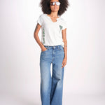 t-shirt con scollo JWTN02652 JUDO 103 zadig & voltaire 
