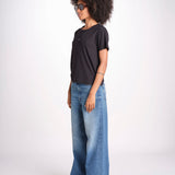 t-shirt girocollo con ali strass JWTS01669 NOIR 001 zadig & voltaire 