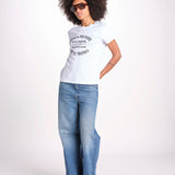 t-shirt con scritta JWTS02769 WHITE 107 zadig & voltaire 
