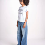 t-shirt con scritta JWTS02769 WHITE 107 zadig & voltaire 