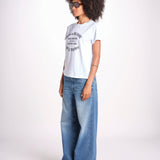 t-shirt con scritta JWTS02769 WHITE 107 zadig & voltaire 