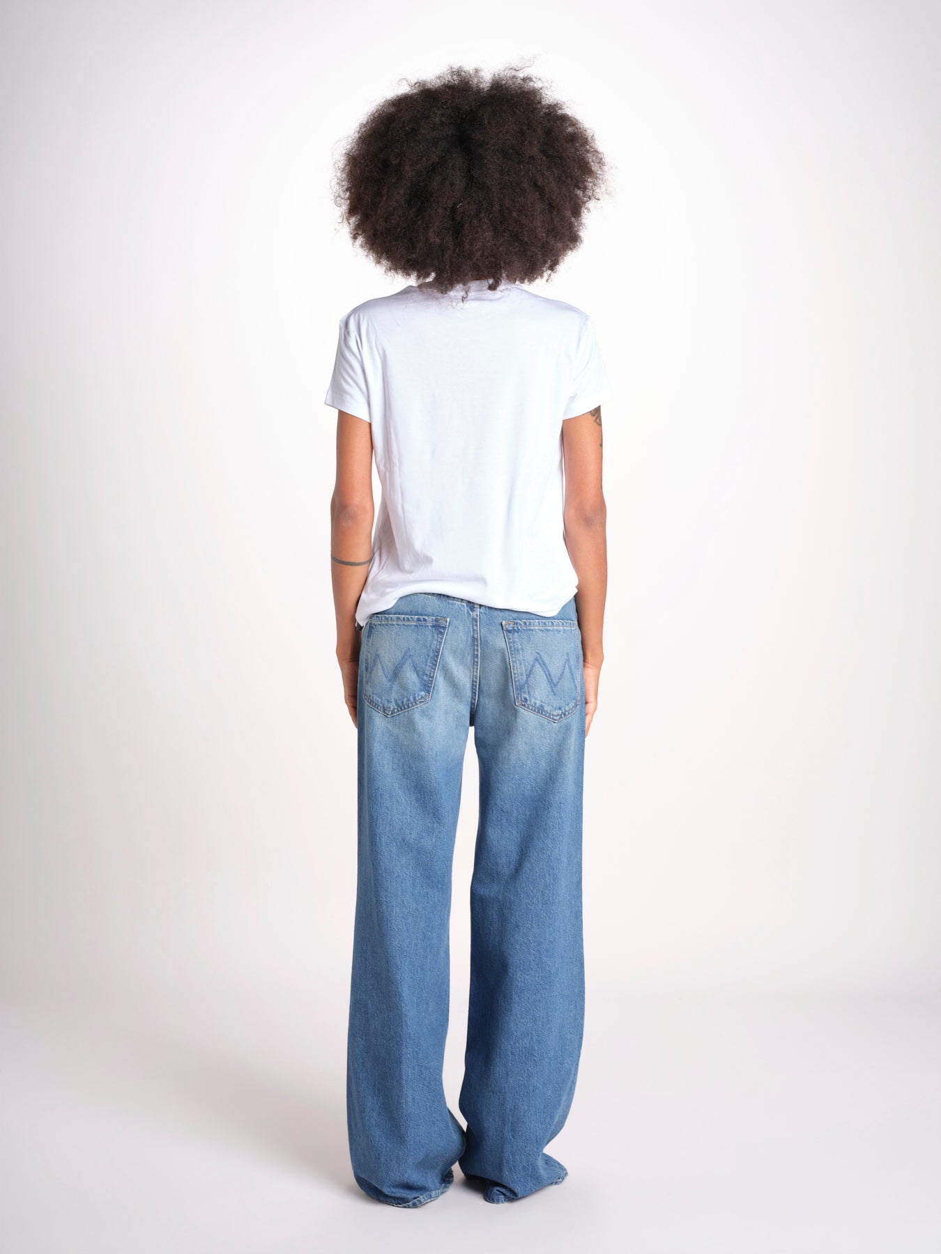 t-shirt con scritta JWTS02769 WHITE 107 zadig & voltaire 