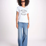 t-shirt con scritta JWTS02769 WHITE 107 zadig & voltaire 