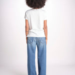 t-shirt manica corta con cuore nero JWTS02858 JUDO 103 zadig & voltaire 