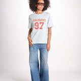 t-shirt 97 over JWTS02865 BABY BLUE zadig & voltaire 