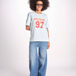 t-shirt 97 over JWTS02865 BABY BLUE zadig & voltaire 
