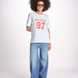 t-shirt 97 over JWTS02865 BABY BLUE zadig & voltaire 