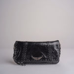 borsa tracolla con borchie LWBA04243 BLACK 011 zadig & voltaire 