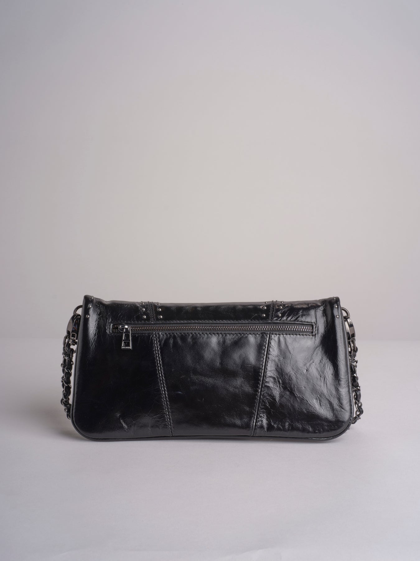 borsa tracolla con borchie LWBA04243 BLACK 011 zadig & voltaire 