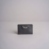 porta carte in pelle martellata LWSG00001 NOIR 001 zadig & voltaire 