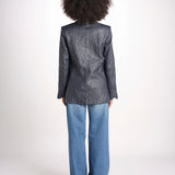 Blazer in pelle stropicciata RWBL00059 ENCRE 404 zadig & voltaire 