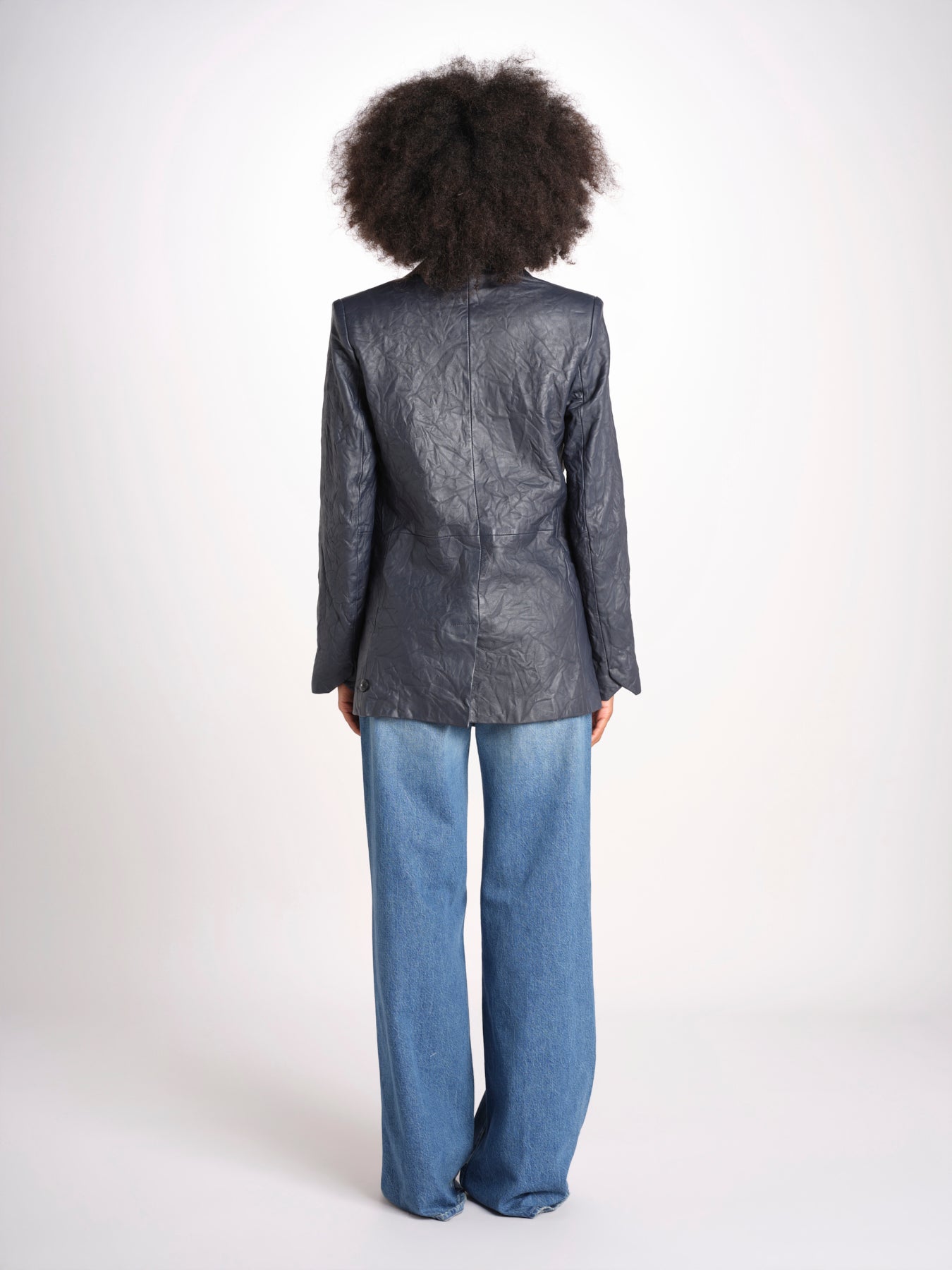 Blazer in pelle stropicciata RWBL00059 ENCRE 404 zadig & voltaire 