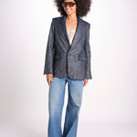 Blazer in pelle stropicciata RWBL00059 ENCRE 404 zadig & voltaire 