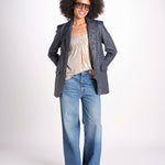Blazer in pelle stropicciata RWBL00059 ENCRE 404 zadig & voltaire 