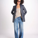 Blazer in pelle stropicciata RWBL00059 ENCRE 404 zadig & voltaire 