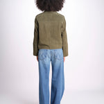giacchino corto in camoscio RWOW01273 TREILLIS 313 zadig & voltaire 