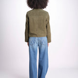 giacchino corto in camoscio RWOW01273 TREILLIS 313 zadig & voltaire 