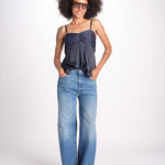 top spalline sottili arricciato sul seno WWCR01307 ENDRE 404 zadig & voltaire 