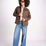 giacca sahariana WWOW01723 MOSS 311 zadig & voltaire 