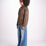 giacca sahariana WWOW01723 MOSS 311 zadig & voltaire 
