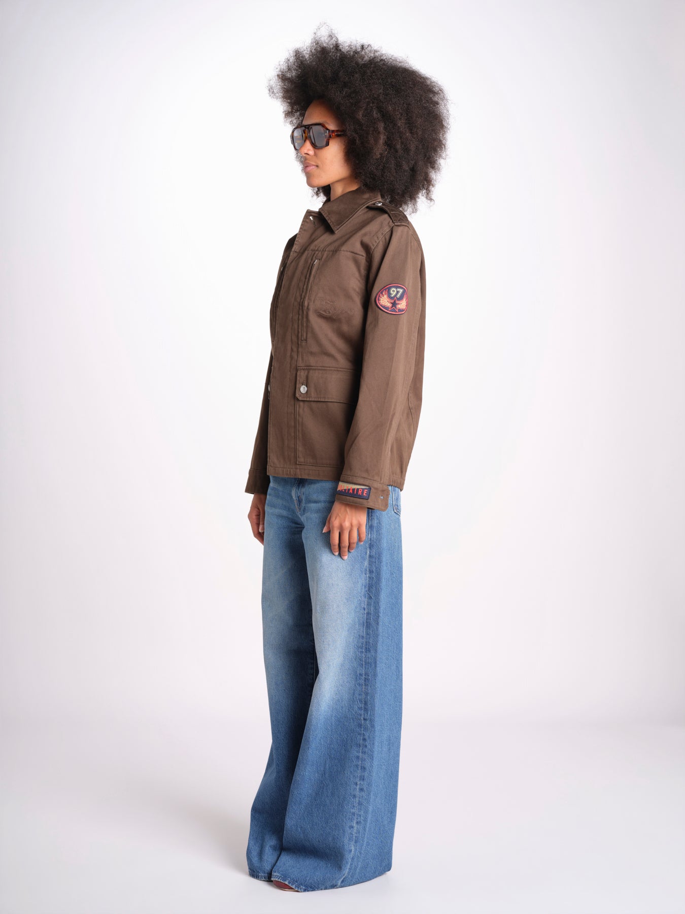 giacca sahariana WWOW01723 MOSS 311 zadig & voltaire 