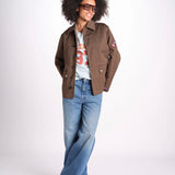 giacca sahariana WWOW01723 MOSS 311 zadig & voltaire 