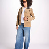 giacca in velluto con colletto in contrasto WWOW01738 COOKIE 267 zadig & voltaire 
