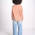 camicia stampa spina VT6248 ORANGE zen ethic 