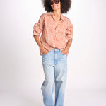 camicia stampa spina VT6248 ORANGE zen ethic 