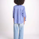 camicia righine over VT6406 LILAC zen ethic 