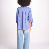 camicia righine over VT6406 LILAC zen ethic 