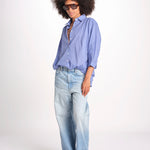 camicia righine over VT6406 LILAC zen ethic 