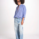 camicia righine over VT6406 LILAC zen ethic 