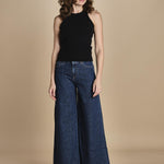 96% COTONE 4% ELASTAN SERENA XJBO1 DENIM BLUE COMFORT ps don't forget me 