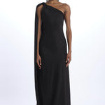  AGU GOWN 10112281 BLACK halston 