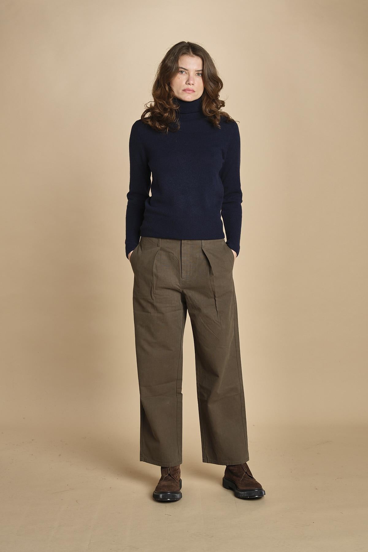 pantalone militare. B098966 DUSTY MOSS the GREAT 