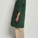 Cappotto ricamato 20C 1PRE CT32EMB GREEN marit ilison 