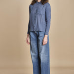 TACY camicia in jersey BETB500 STEEL BLUE hartford 