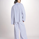 Bomber in popeline a righe BOMBER MJD556_ATEX93 BLUE WHITE STRIPES jejia 