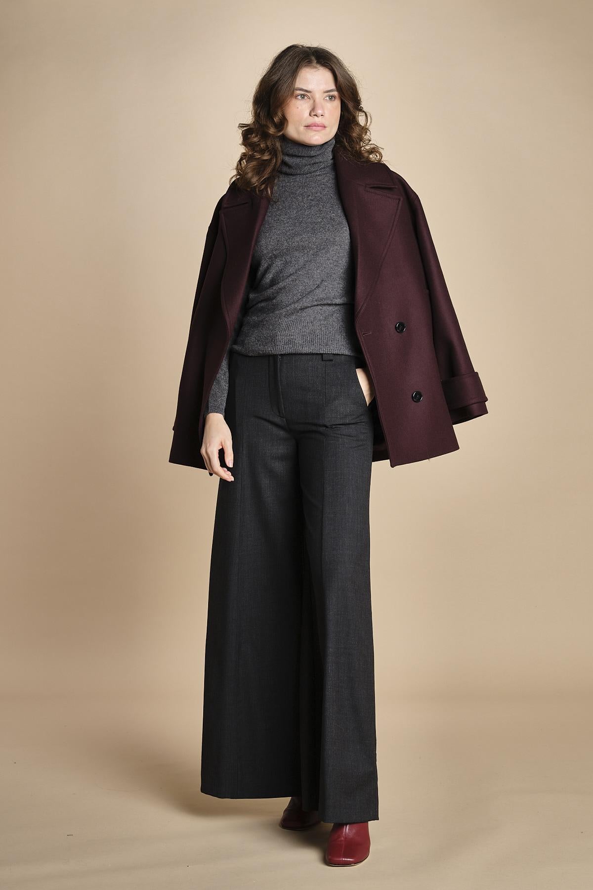 pantalone palazzo ALMA TLWC3101W0206ABTPB BLACKBOARD T0037 the latest 