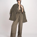 tuta in seta 7903 77332 MILITARE aspesi 