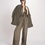 tuta in seta 7903 77332 MILITARE aspesi 