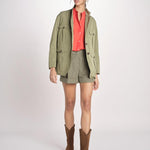 N616 giacca in nylon con tasche N616 01260 VERDE aspesi 