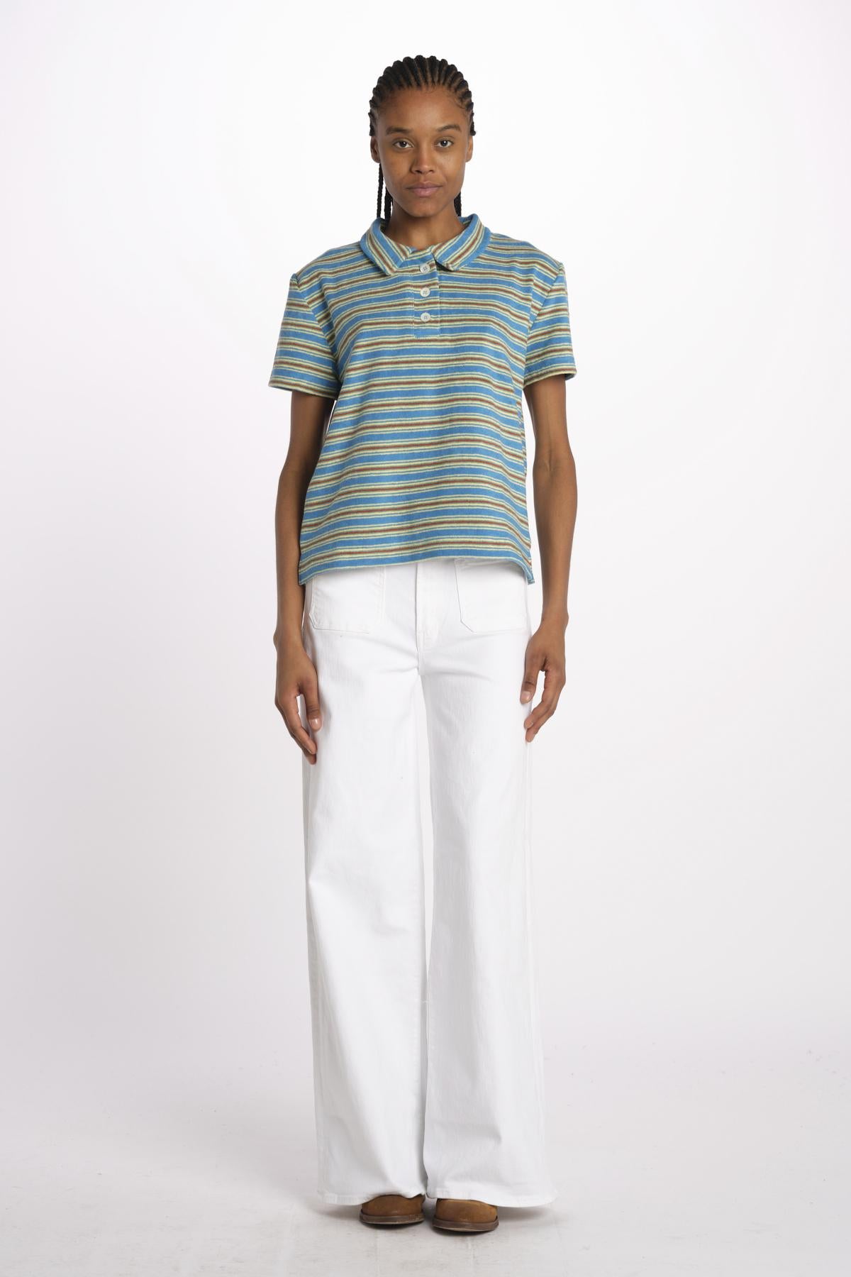 Polo spugna righe DREAM JOURNAL AZZURRO howlin' 