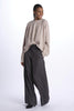 Oversized ribbed crewneck