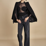 body manica lunga con trasparenze ALL NIGHTER BLACK undress code 